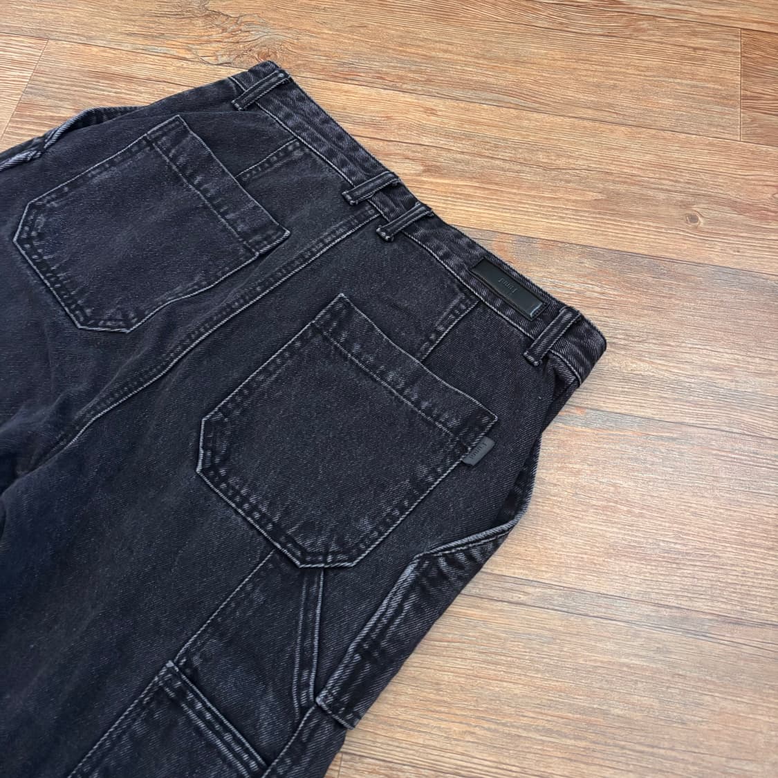 준지 카펜터 흑청 콘데님 청바지 44 루즈핏 29 상품이미지7