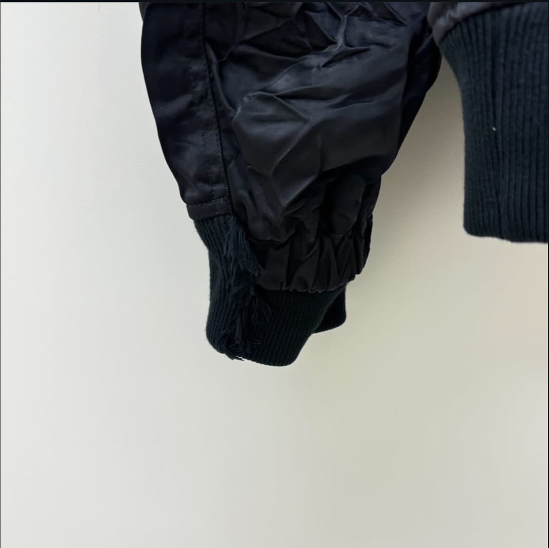 파세타즘 오버사이즈 링클 봄버 자켓 상품이미지5