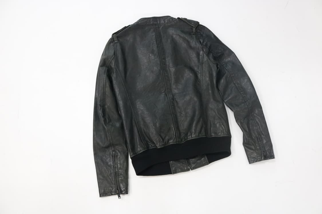 히스테릭글래머 빈티지 양가죽 램스킨 포켓 밀리터리 레더 자켓 상품이미지7