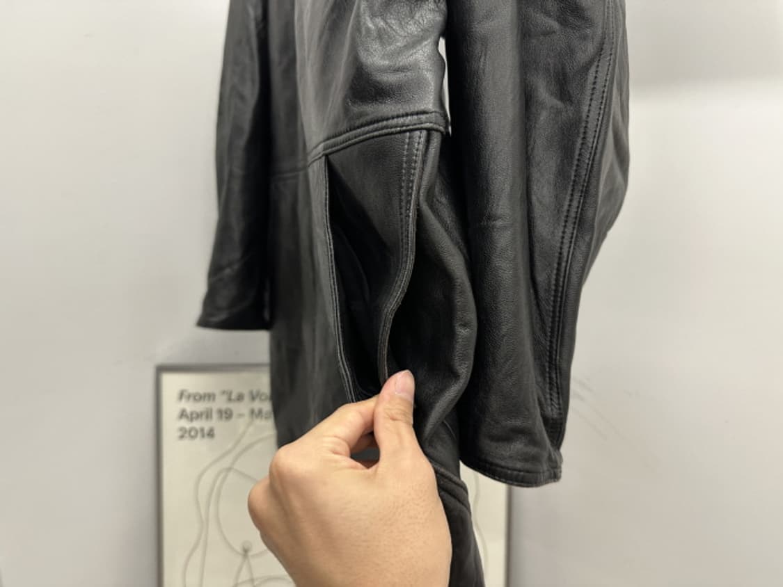 GIMARAR DENT FIRENZE 레더 카코트 (XL) 상품이미지7