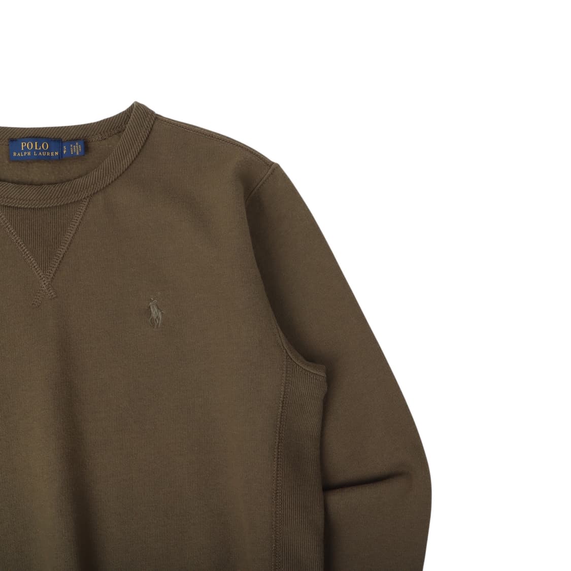 폴로 랄프로렌 카키 크루넥 스웻셔츠 상품이미지3