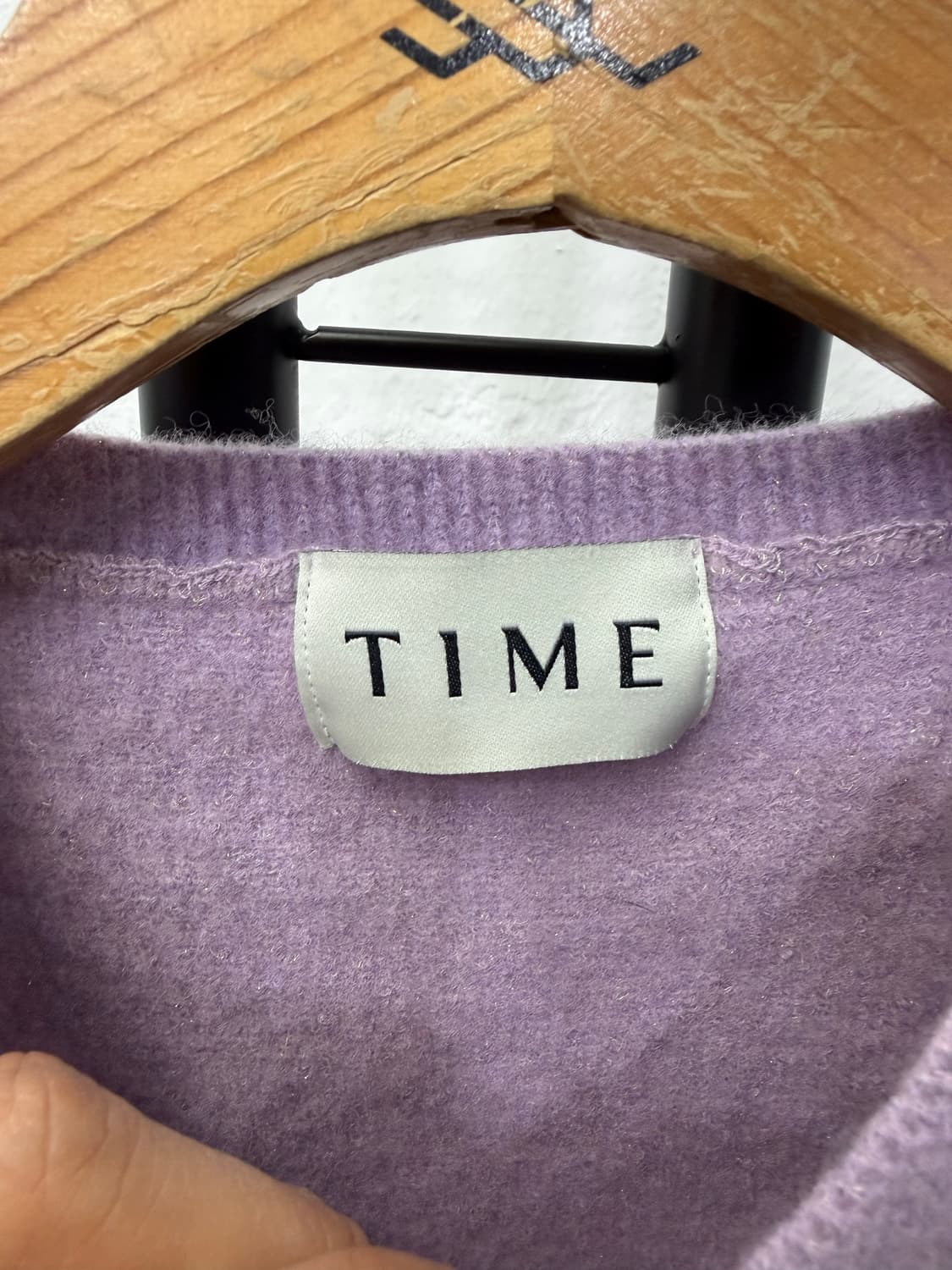 정품) TIME 타임 한섬 24ss 라일락 가디건 85 상품이미지6