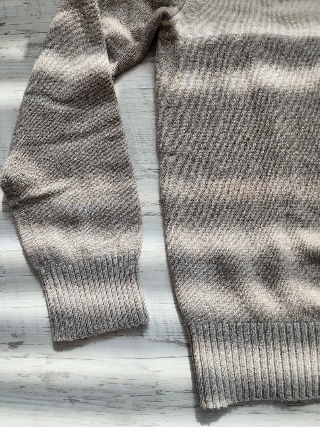 KINLOCH 킨록 남자 울 블렌디드 니트 티셔츠 팜 100~105사이즈 상품이미지3