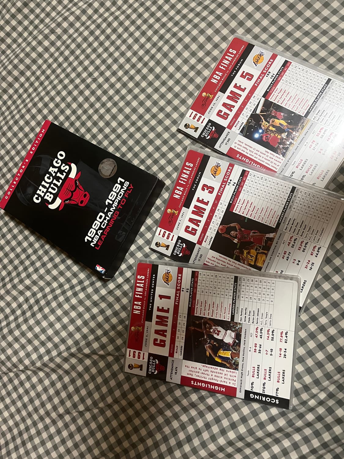 1991년 불스 대 레이커즈 파이널 다큐 DVD 6장 셑 상품이미지2