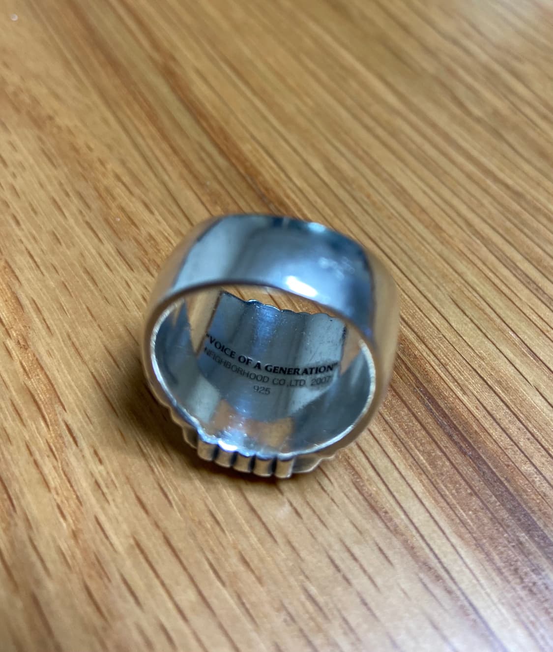 네이버후드 925 실버링 상품이미지3