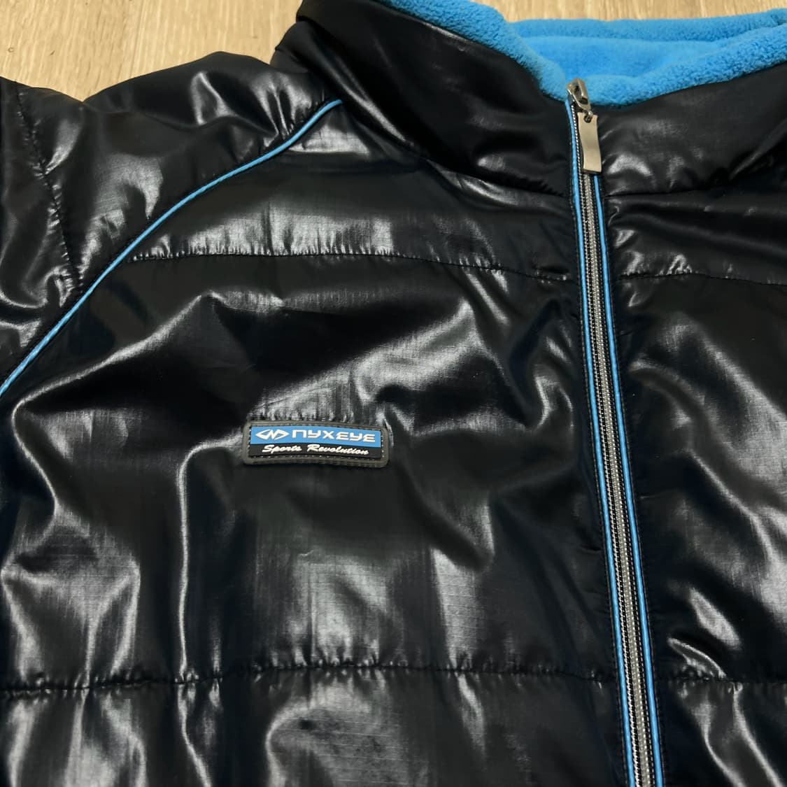 NYXEYE 박스로고 기모 패딩 점퍼 XL/105 상품이미지4