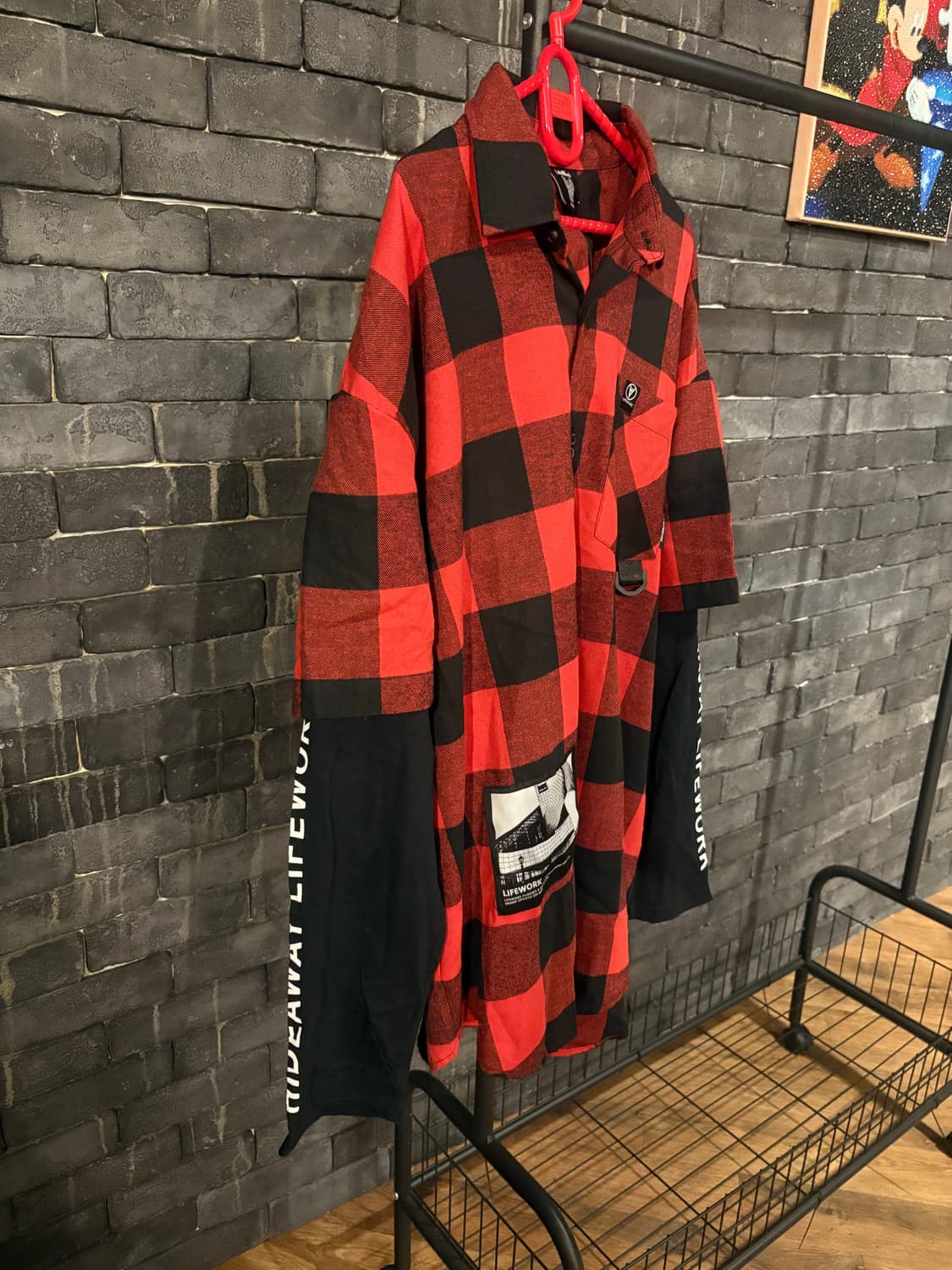 [새상품/105이상] 라이프워크 체크 남방 40%이상 할인 상품이미지2