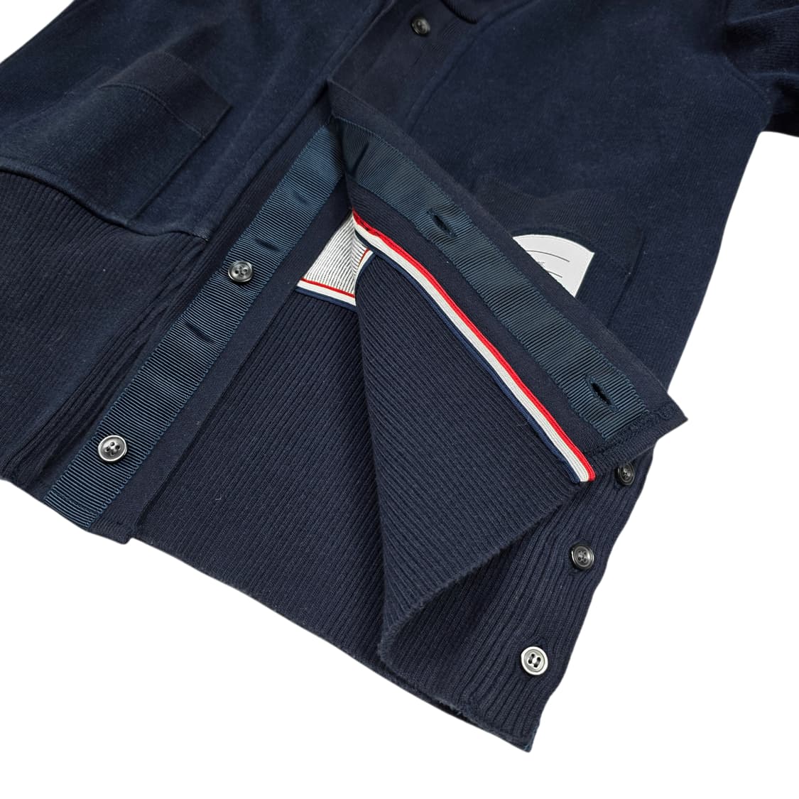 톰브라운 숄카라 코튼 가디건 상품이미지4