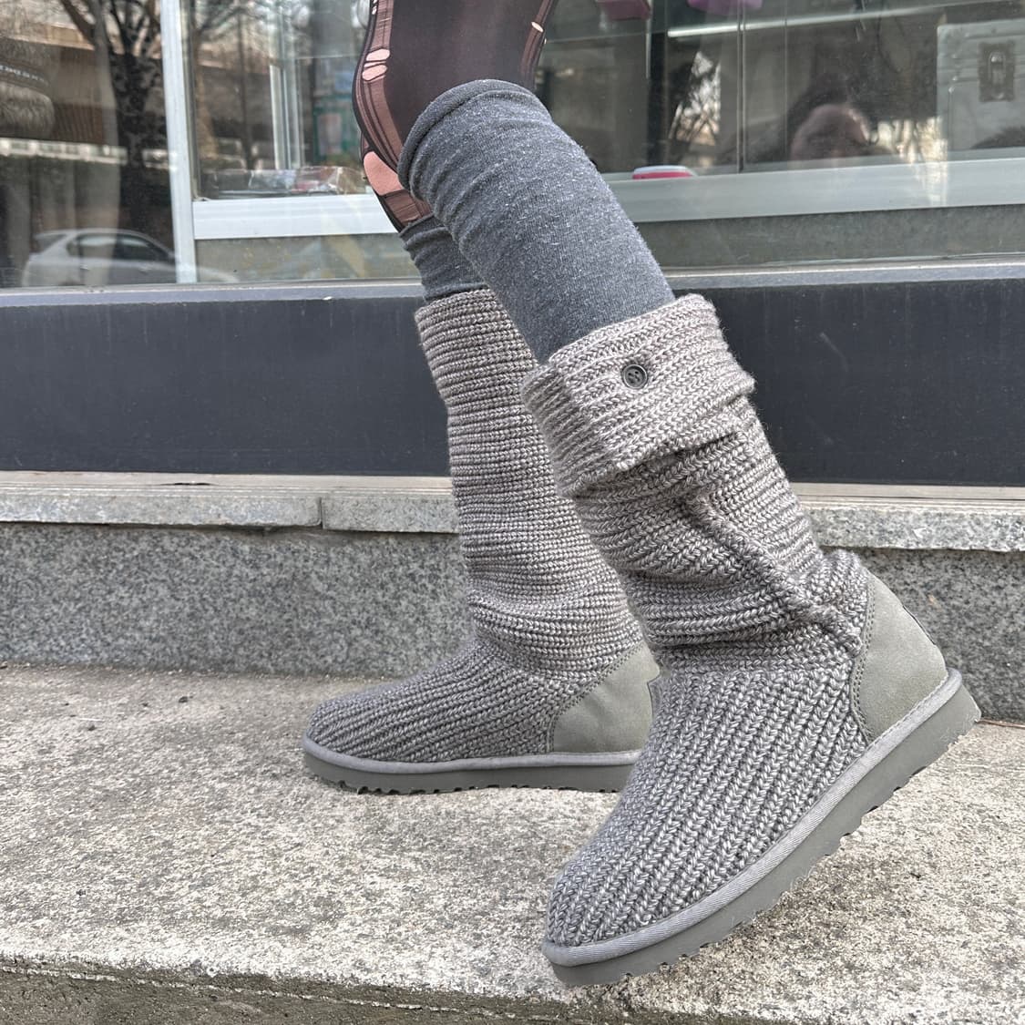 00s 그레이 니트 어그 카디 부츠 상품이미지6