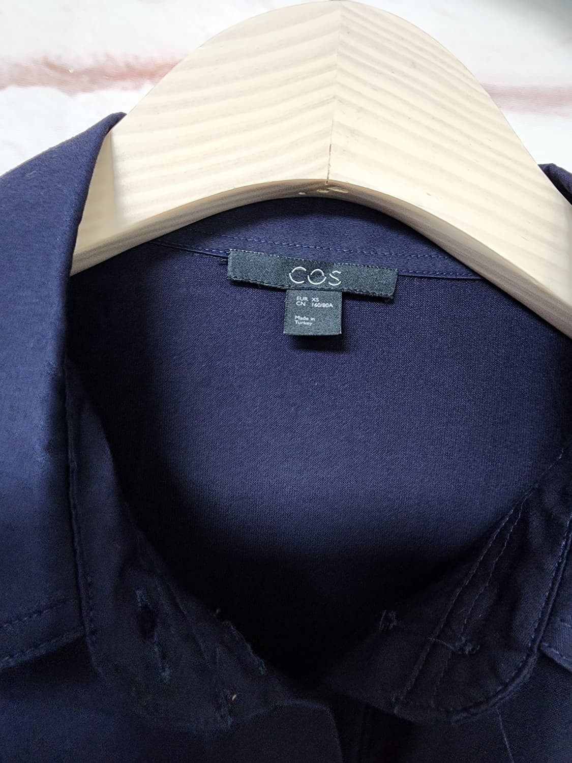 COS 코스 네이비 블라우스 셔츠 상품이미지9