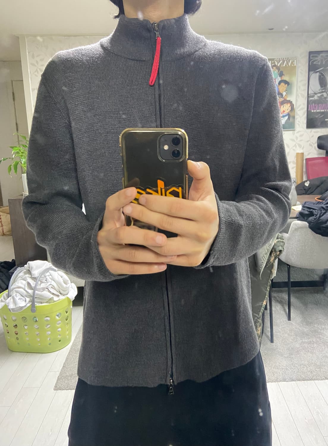 [52] 00s 프라다 스포츠 울 니트 집업  상품이미지10