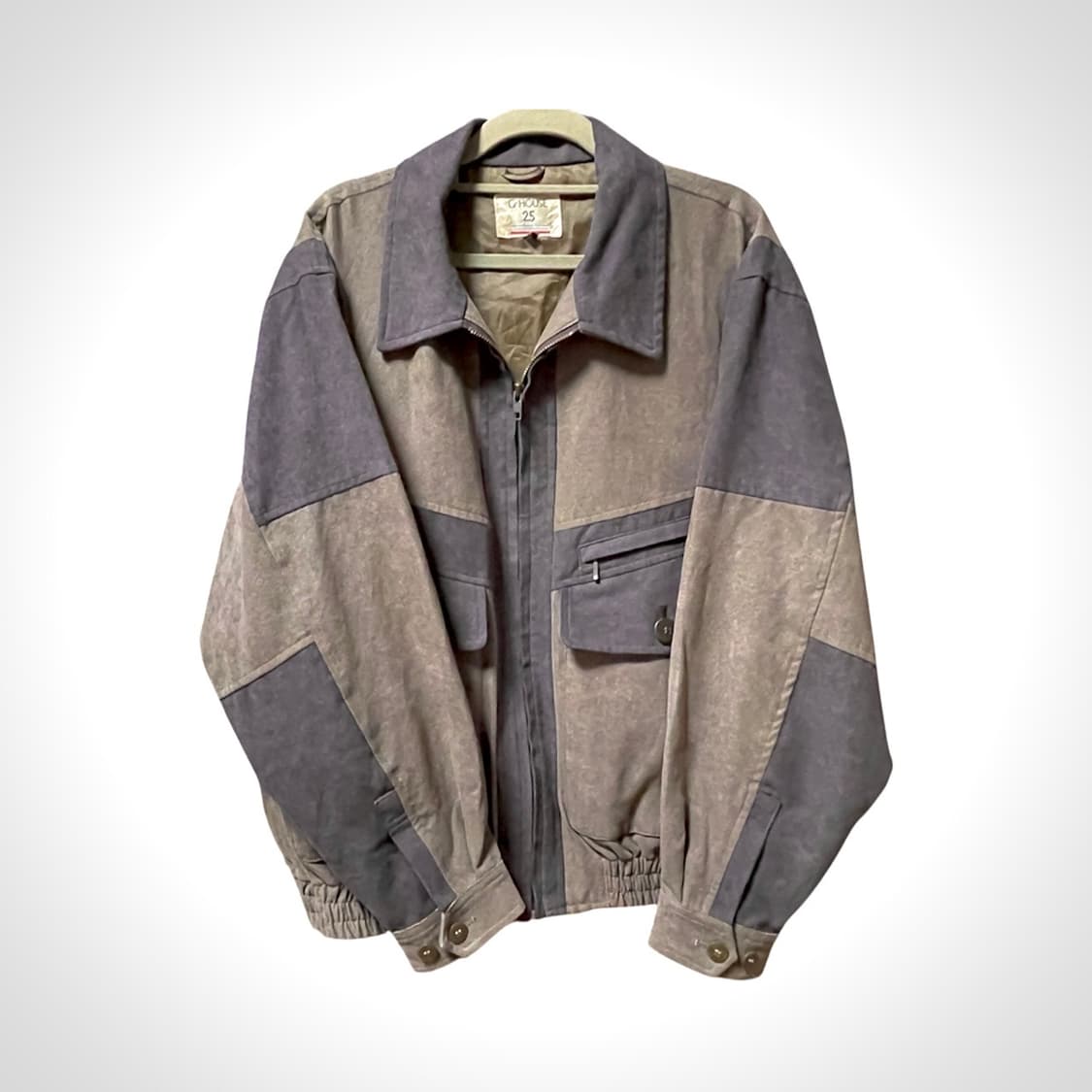 G HOUSE 빈티지 배색 자켓-L 상품이미지1