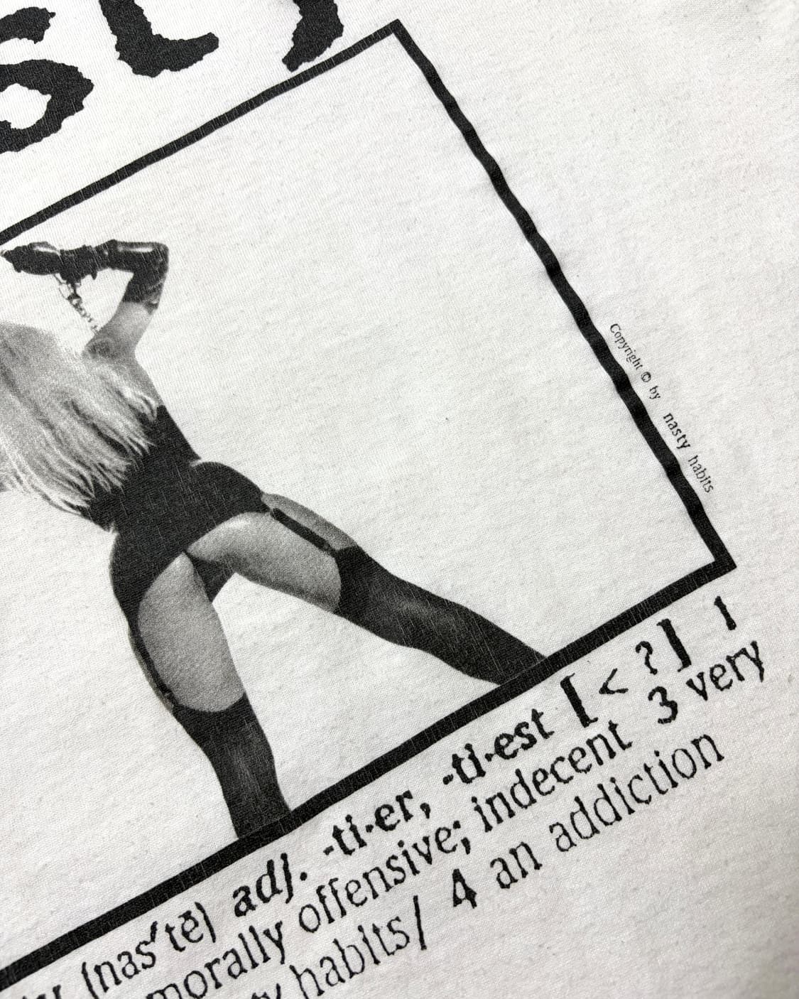 빈티지 90s Nasty Habits BDSM 티셔츠 상품이미지3
