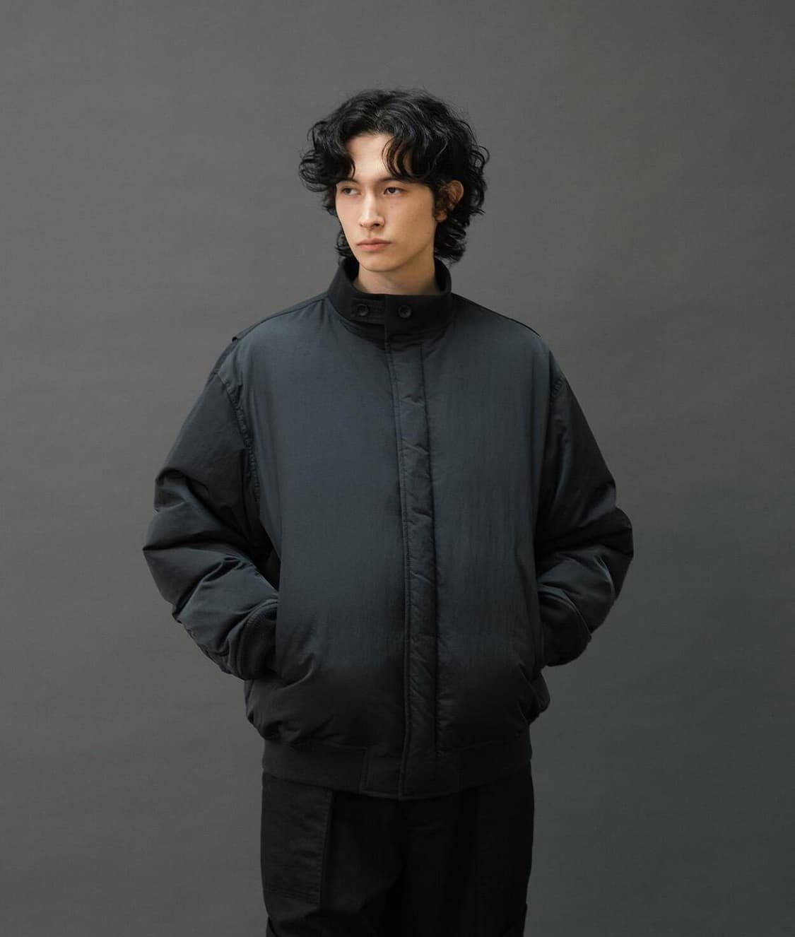 [00] 레이어 다운 블루종 상품이미지2