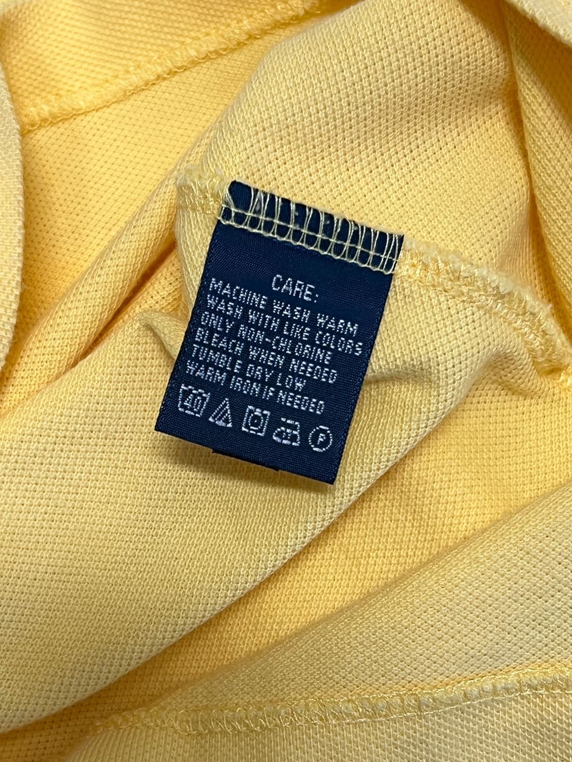 (S) 랄프로렌 우먼스 카라 티 옐로우 상품이미지4