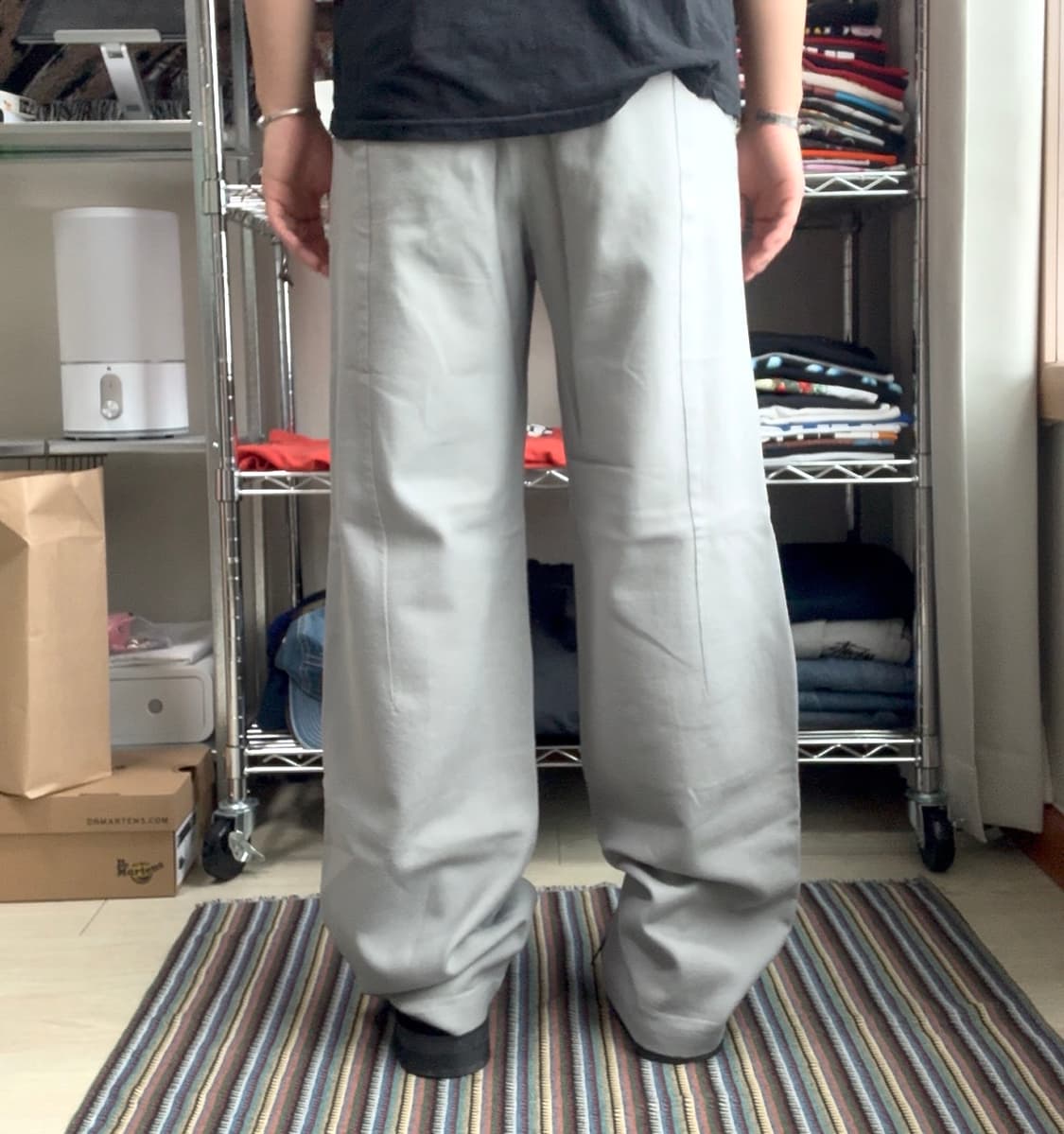 오프화이트 그레이 팬츠 상품이미지2