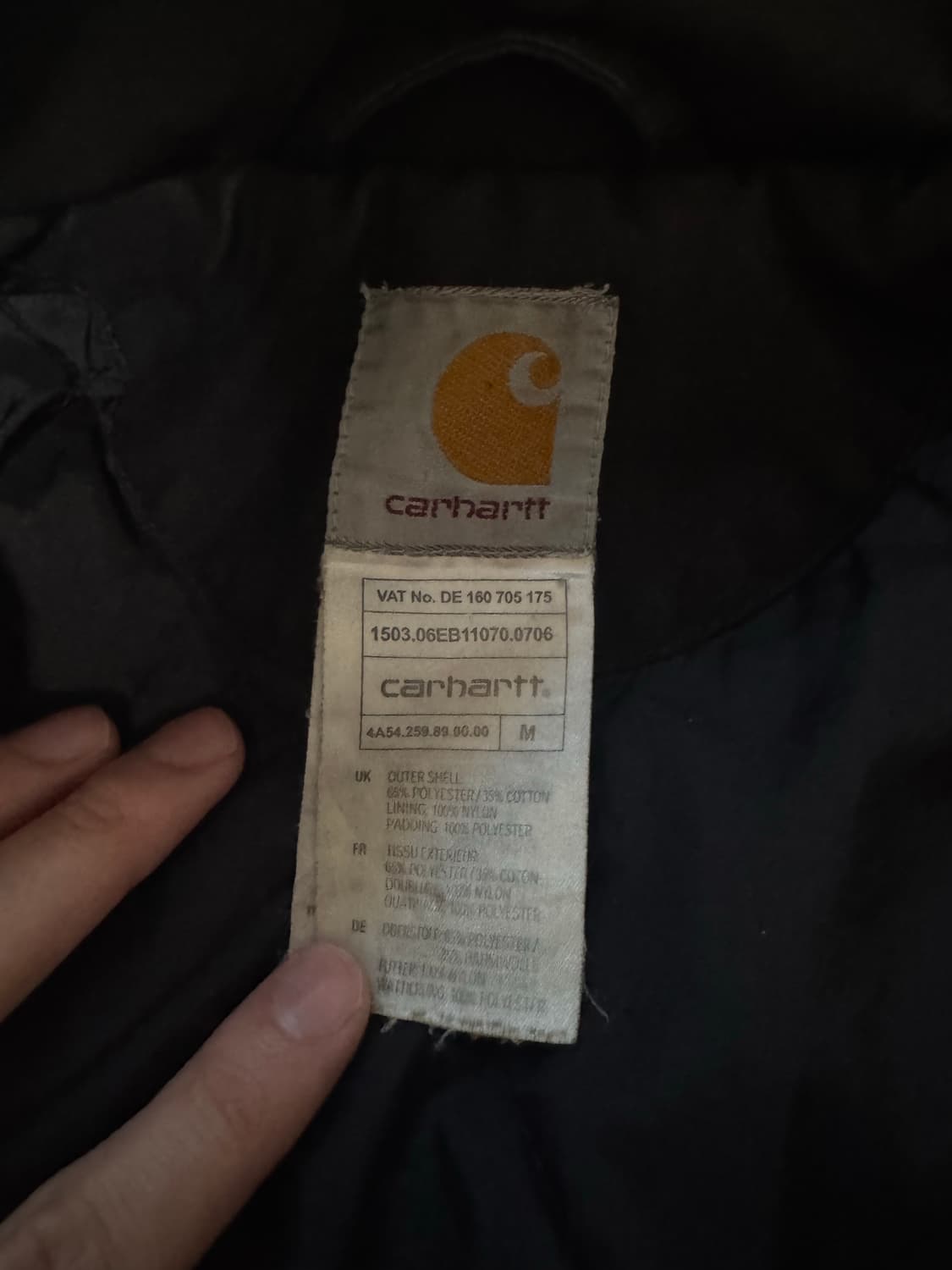 빈티지 칼하트 m65 자켓 상품이미지3