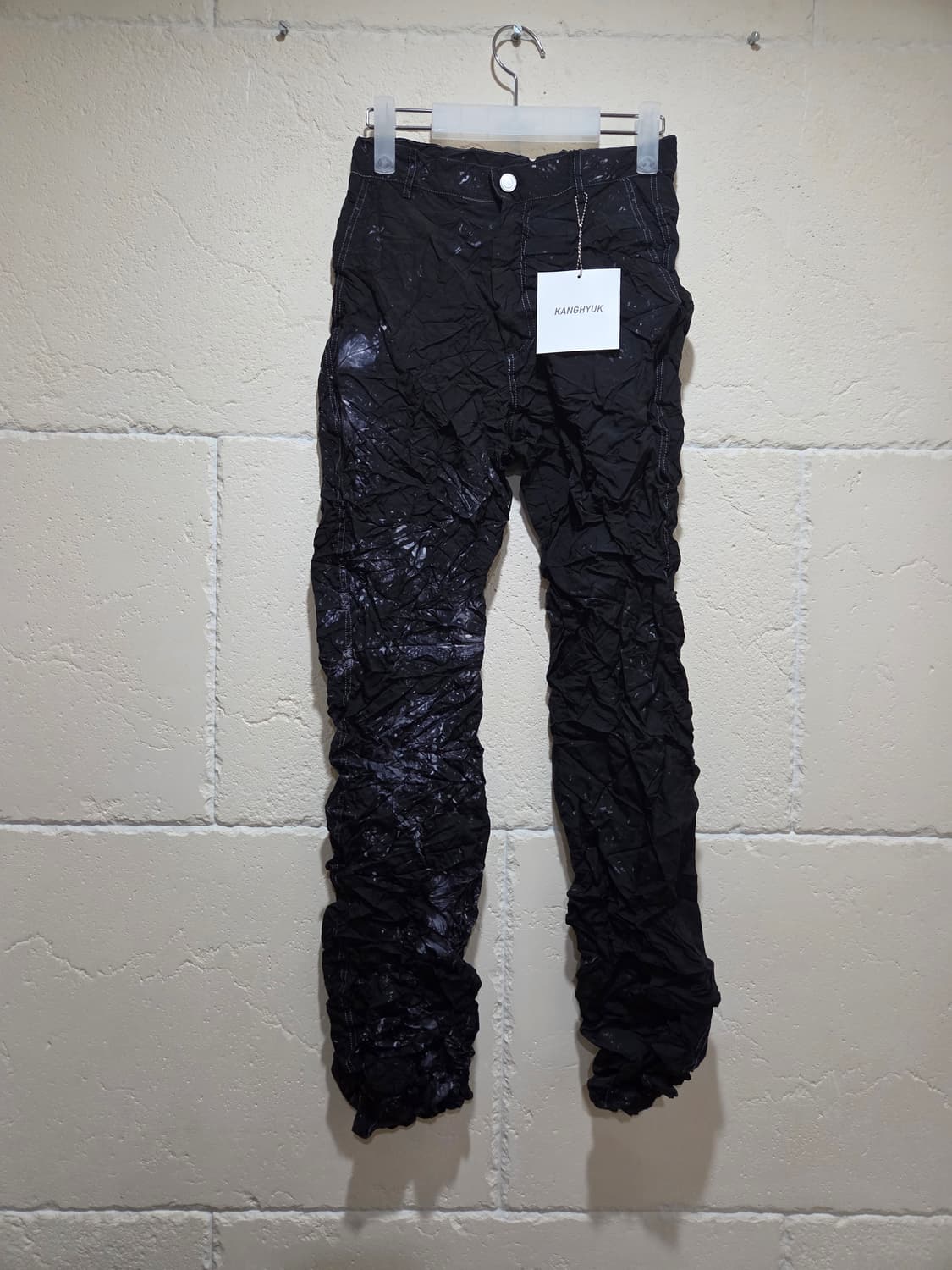 강혁 에어백 슈링크 트라우저 블랙 S 상품이미지1