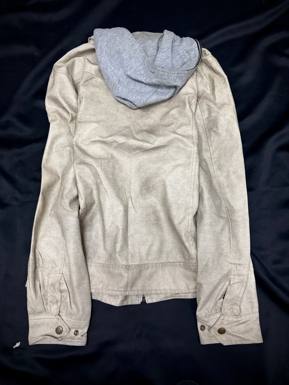 Dirty Washed Neck Buckle Detail Jacket 상품이미지9