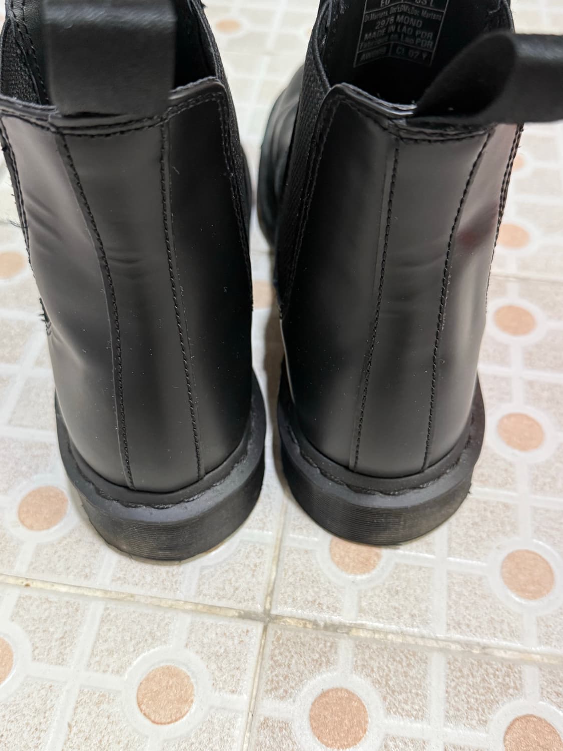 [270]닥터마틴 2976 모노 스무스 레더 첼시 부츠 블랙 상품이미지3