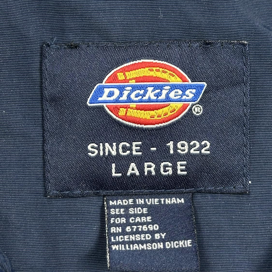 디키즈 오리지널 풀오버 네이비 바람막이 자켓 (L) 상품이미지5