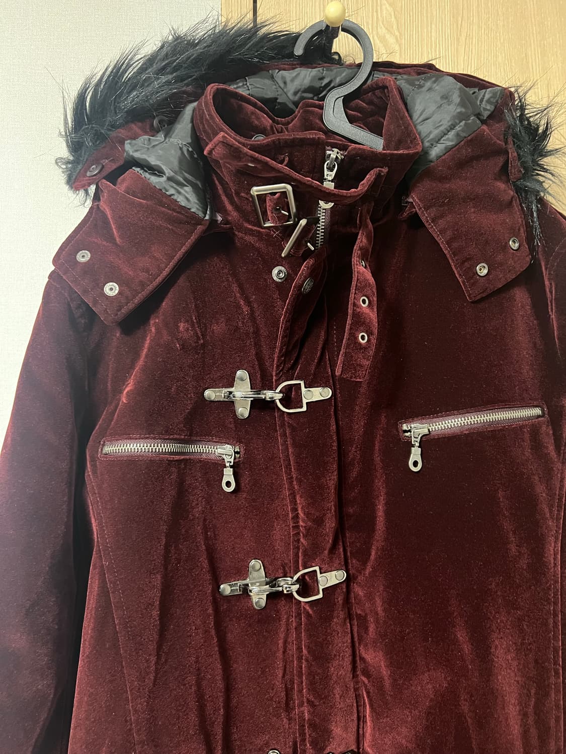 spinach 퍼후드자켓 y2k패딩점퍼펑크 in the attic 상품이미지5