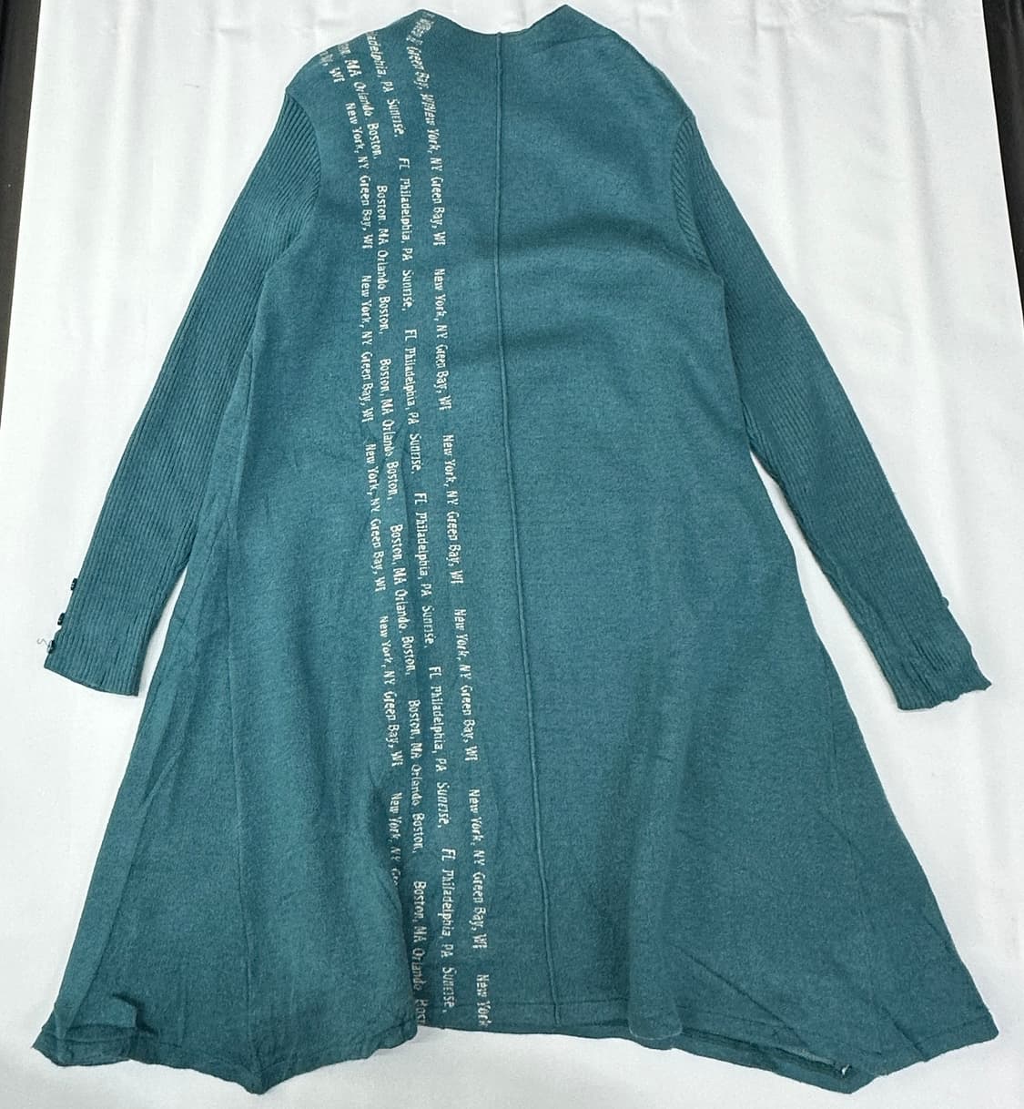 🌵민트맛 니트 레터링 원피스 🌵 하구미 에스닉 히피 보헤미안 빈티지 상품이미지3