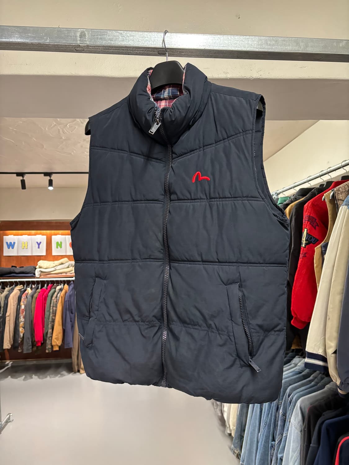 EVISU 패딩 조끼 상품이미지4