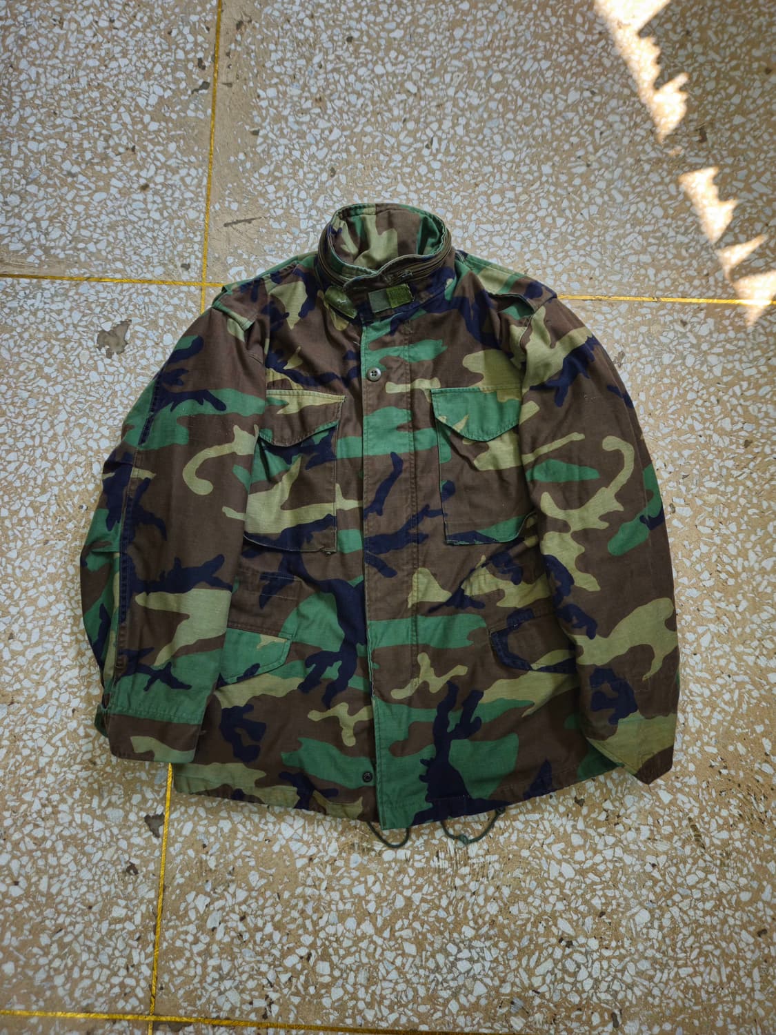 1980's 오리지널 M65 필드자켓 우드랜드 S-S 상품이미지1
