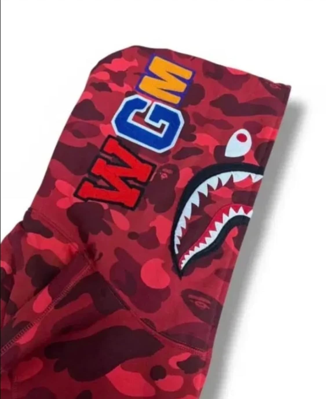 베이프 적계 샤크 후드집업 판매 상품이미지2