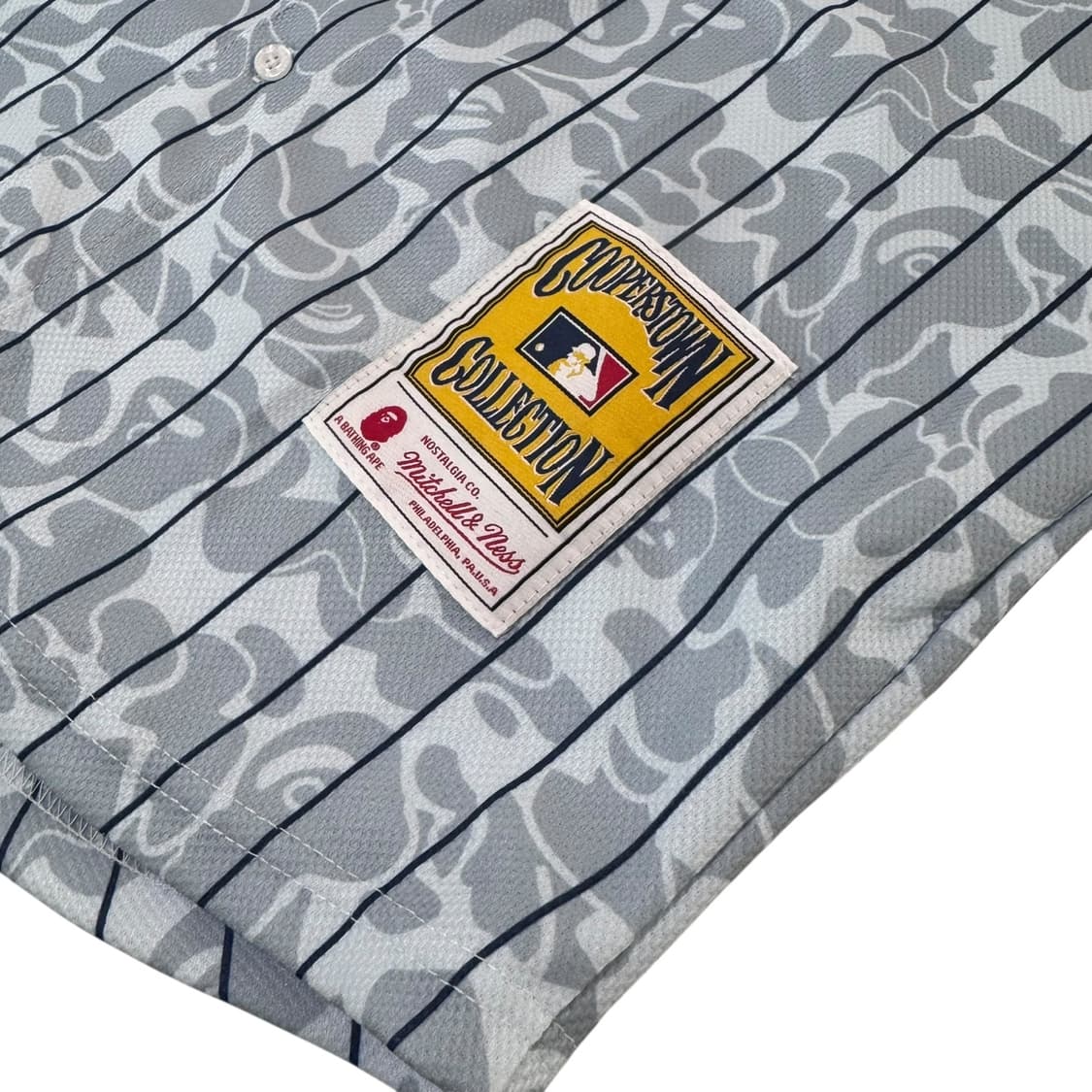 정품 베이프 양키스 미첼앤네스 져지 상품이미지3