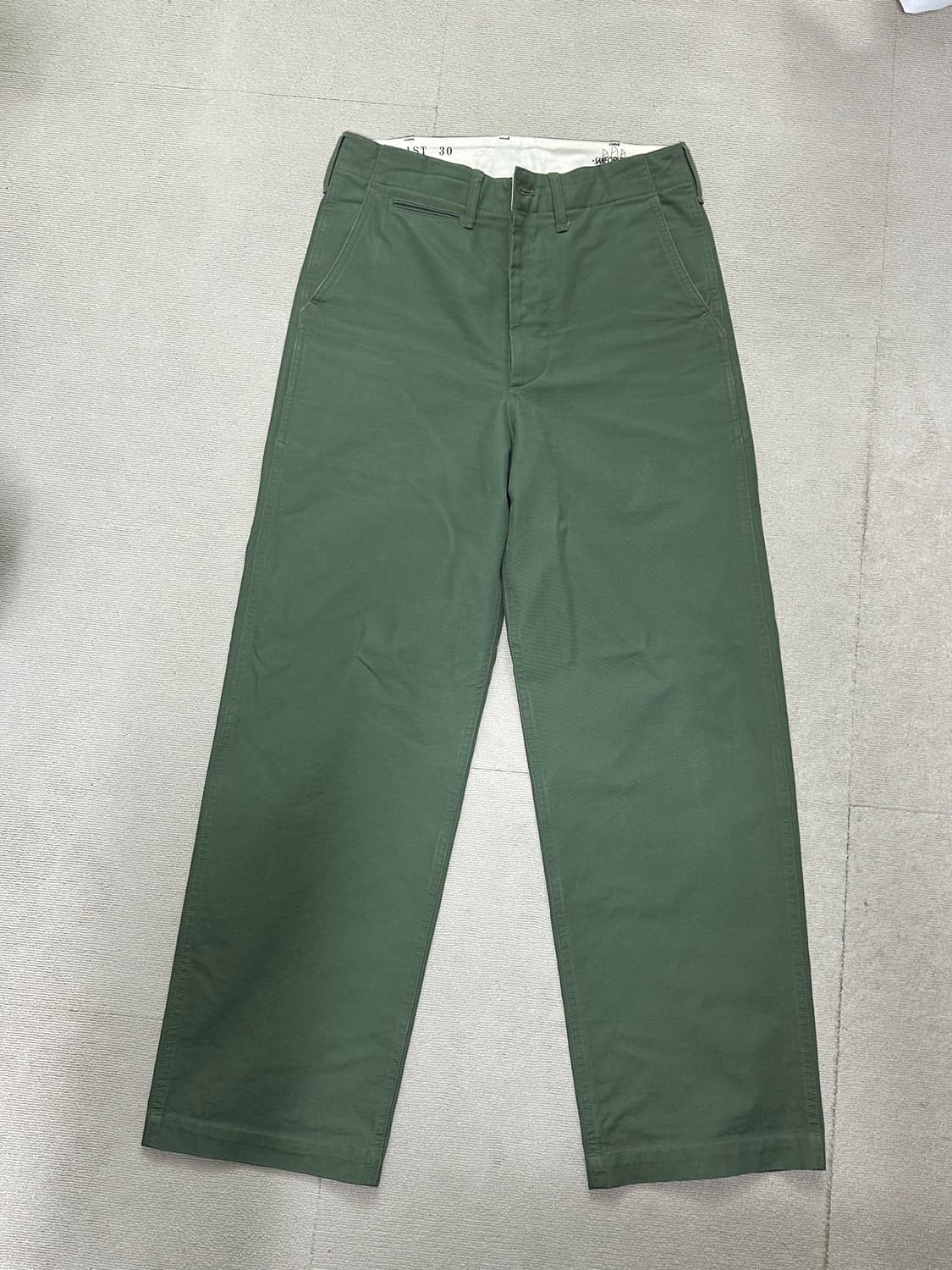 브론슨 USMC Officer Trousers Olive 상품이미지1