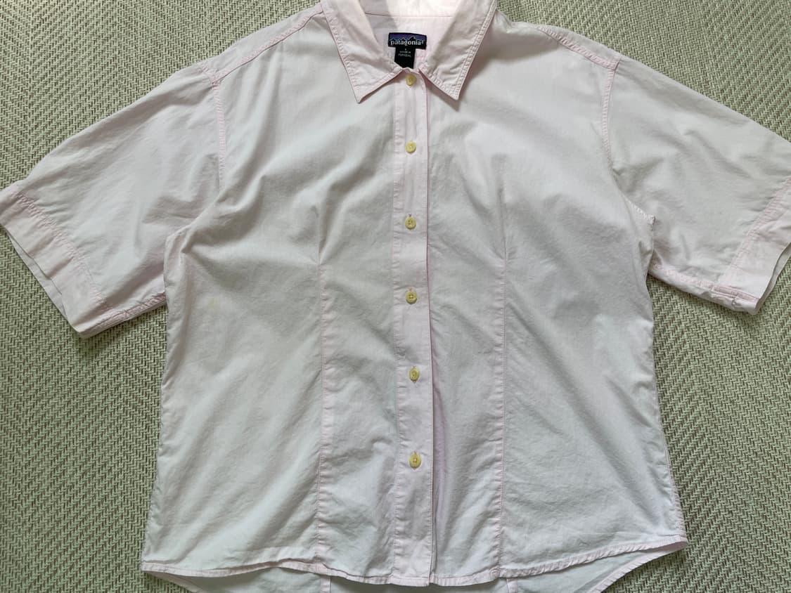 파타고니아 핑크 코튼 반팔셔츠  J04348 상품이미지2