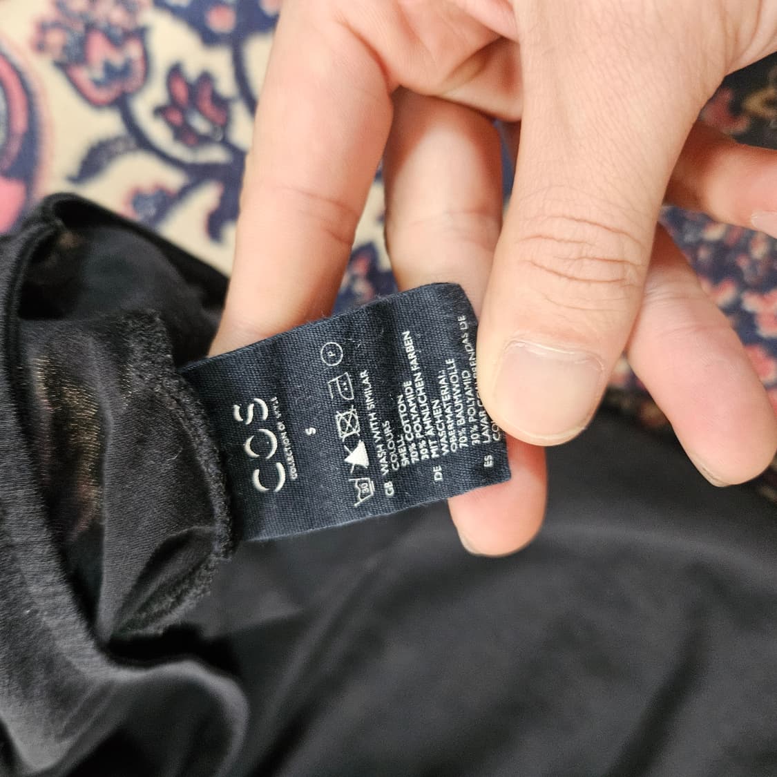 코스(COS) 코튼 셔링 주름 블라우스 S 상품이미지5