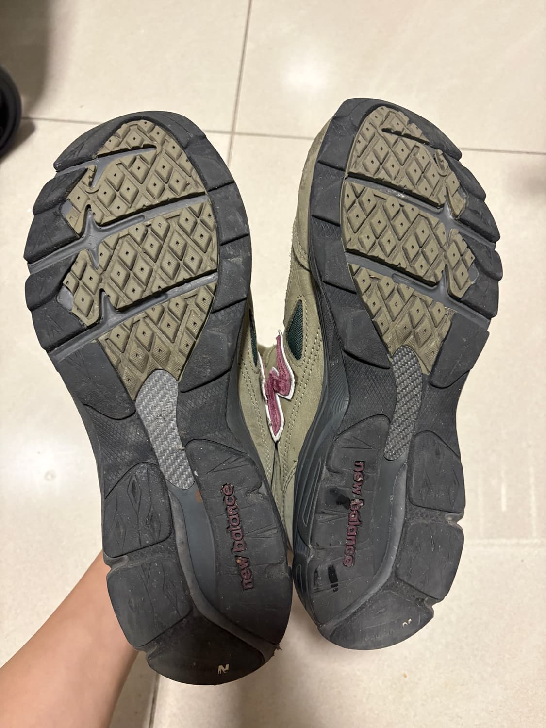 뉴발 990v3 made in usa 그린퍼플 280 상품이미지4