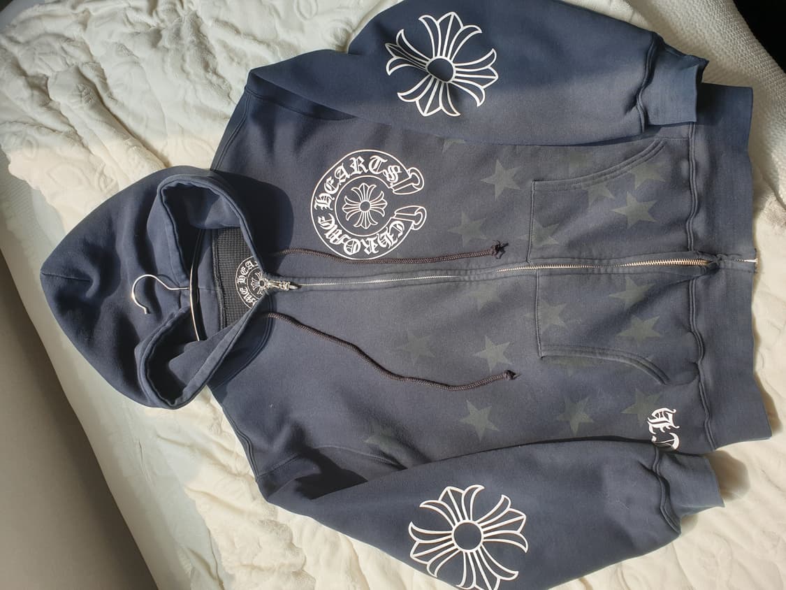 크롬하츠 스타 후드집업 L 상품이미지4