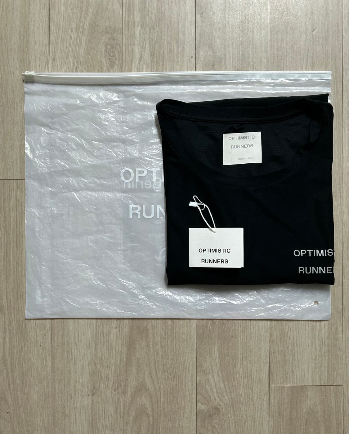 옵티미스틱러너스 립스탑 티셔츠 Ripstop T-shirt (Black) 상품이미지1