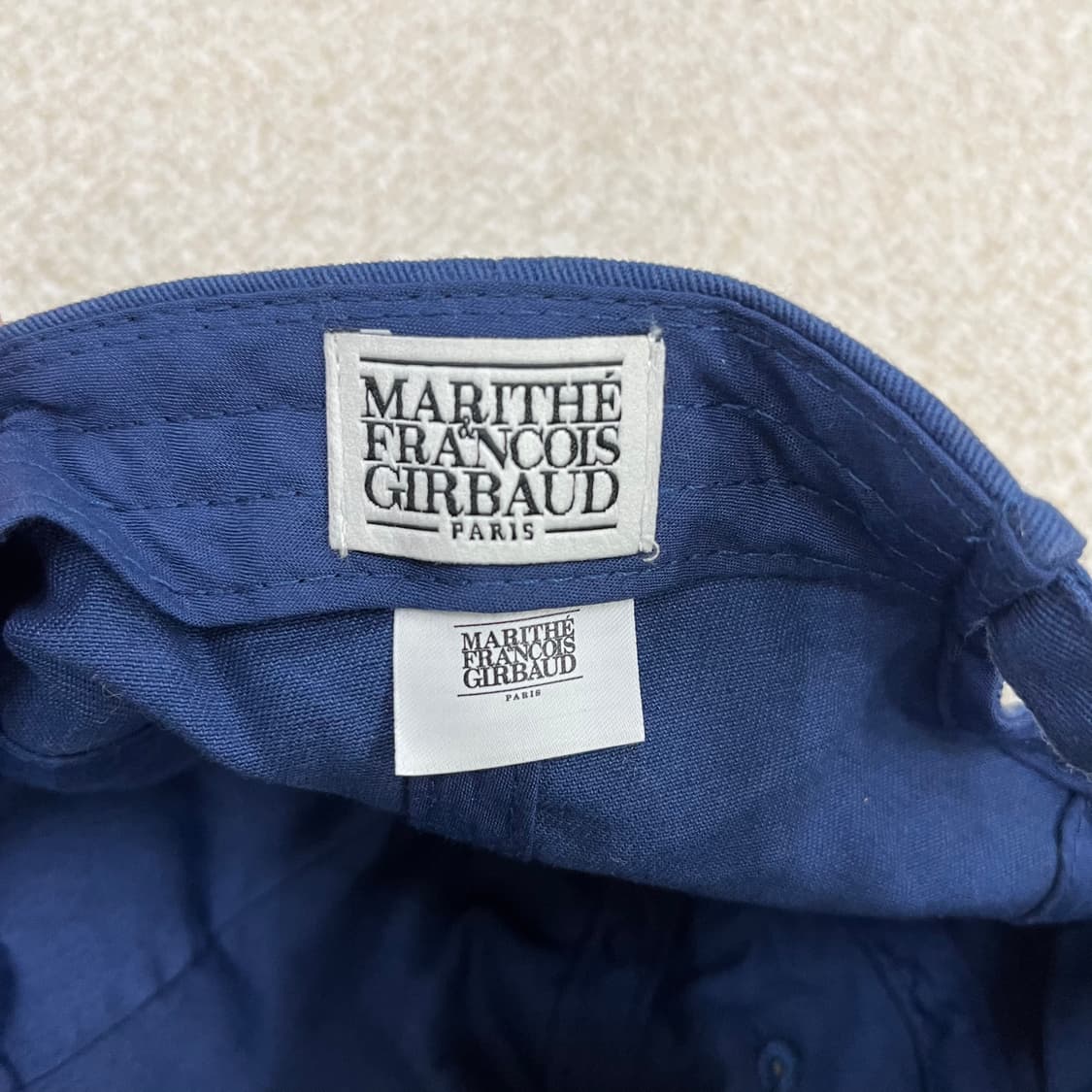 [F] 마리떼 프랑소와 저버 클래식 로고 네이비 볼캡 모자 1219M2 상품이미지3