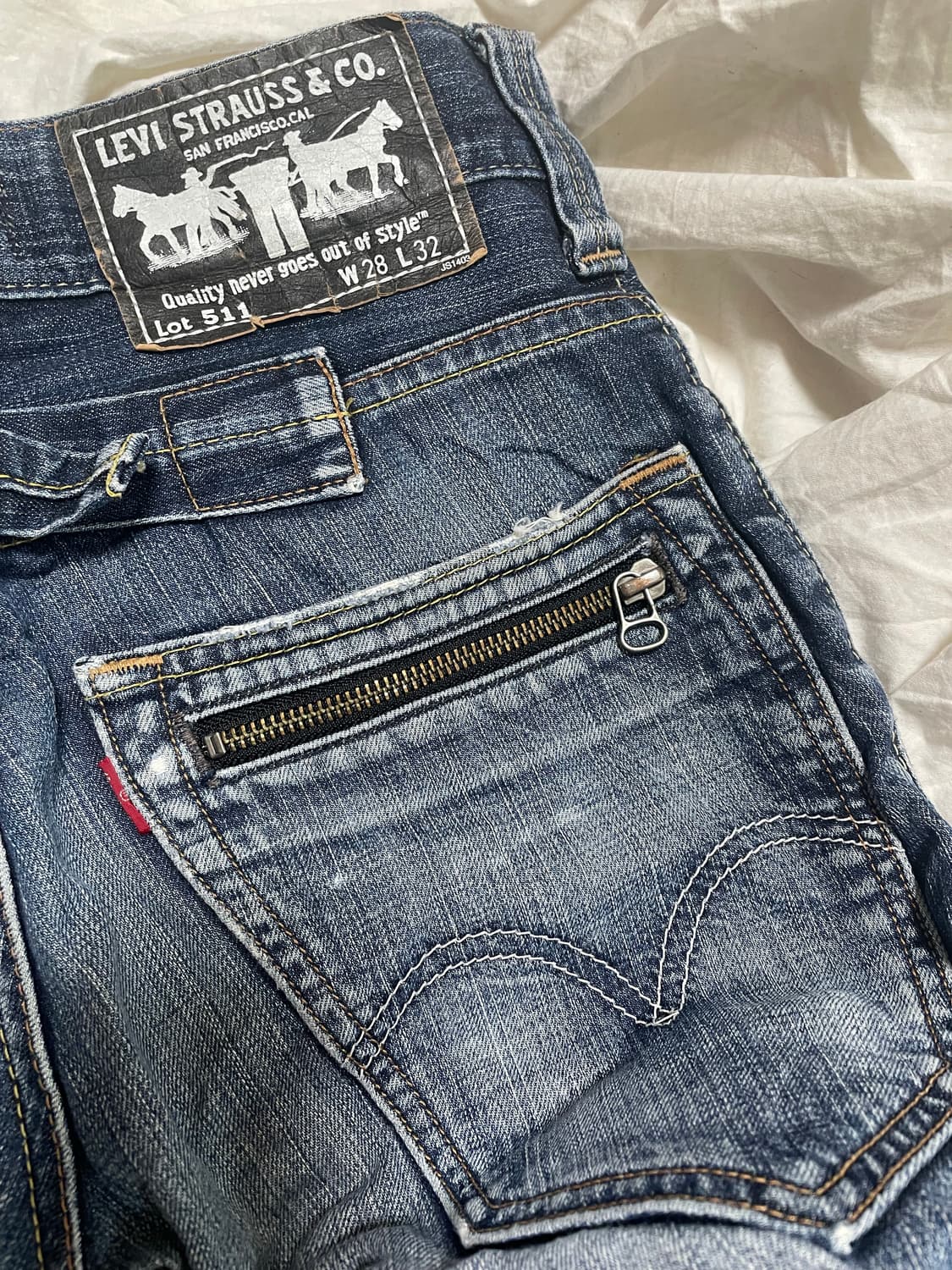 Levi’s 511 슬림 지퍼포켓 데님팬츠 (일본판) 상품이미지5