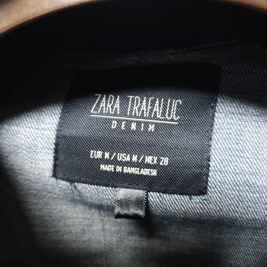 M ) 자라 여성 워싱 청자켓 상품이미지5