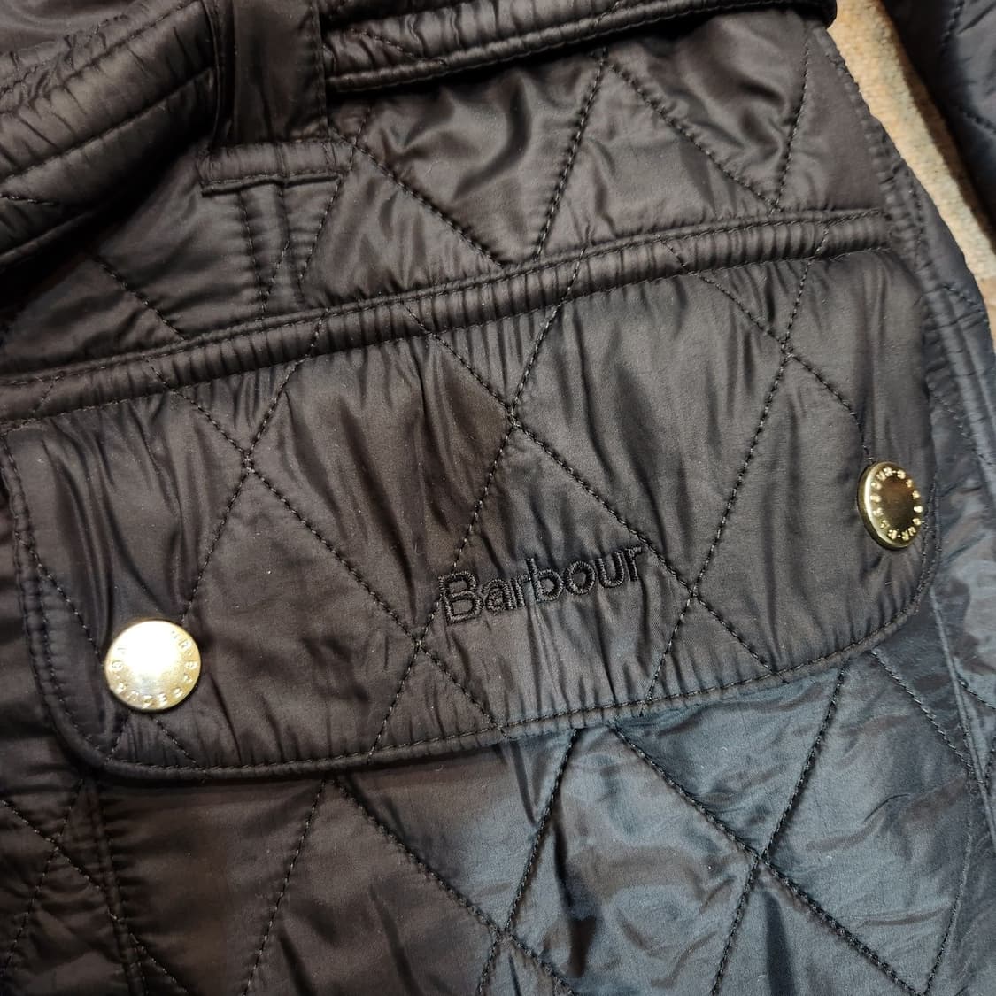 Barbour 바버 여성 퀼팅 벨티드 자켓 M 백화점판 상품이미지5