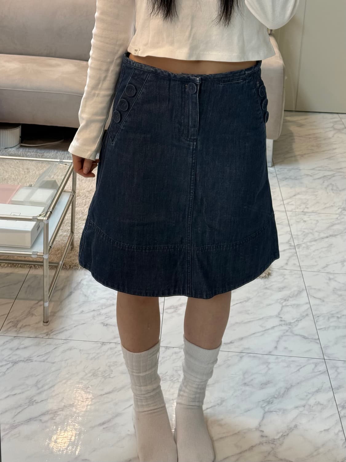 마크제이콥스 진청 스커트M 상품이미지3