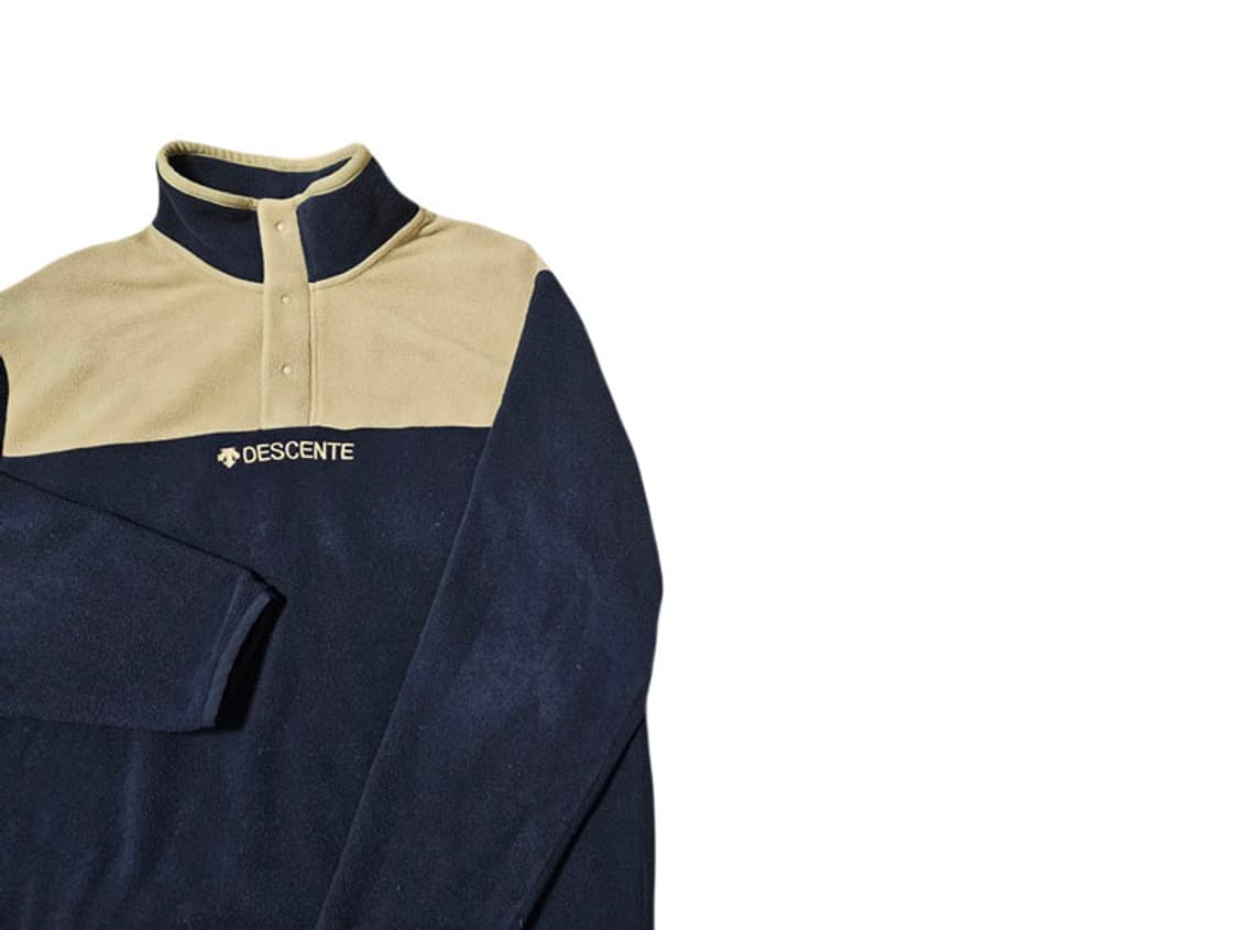 데상트 빈티지 스트릿 반집업 후리스 상품이미지2