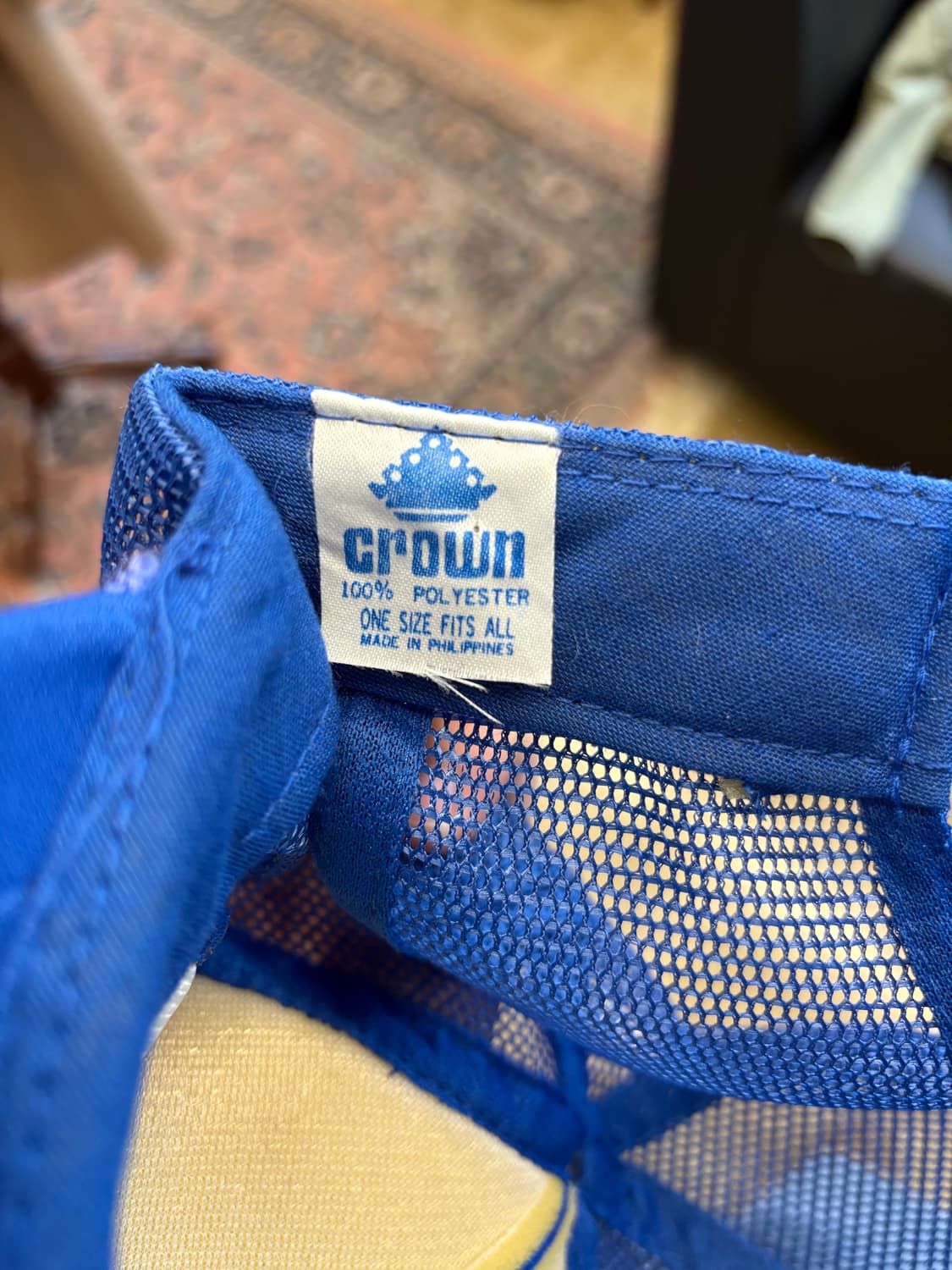 80s 미국 바나작 쉐보레 홍보용 트러커캡 데드스탁 상품이미지5