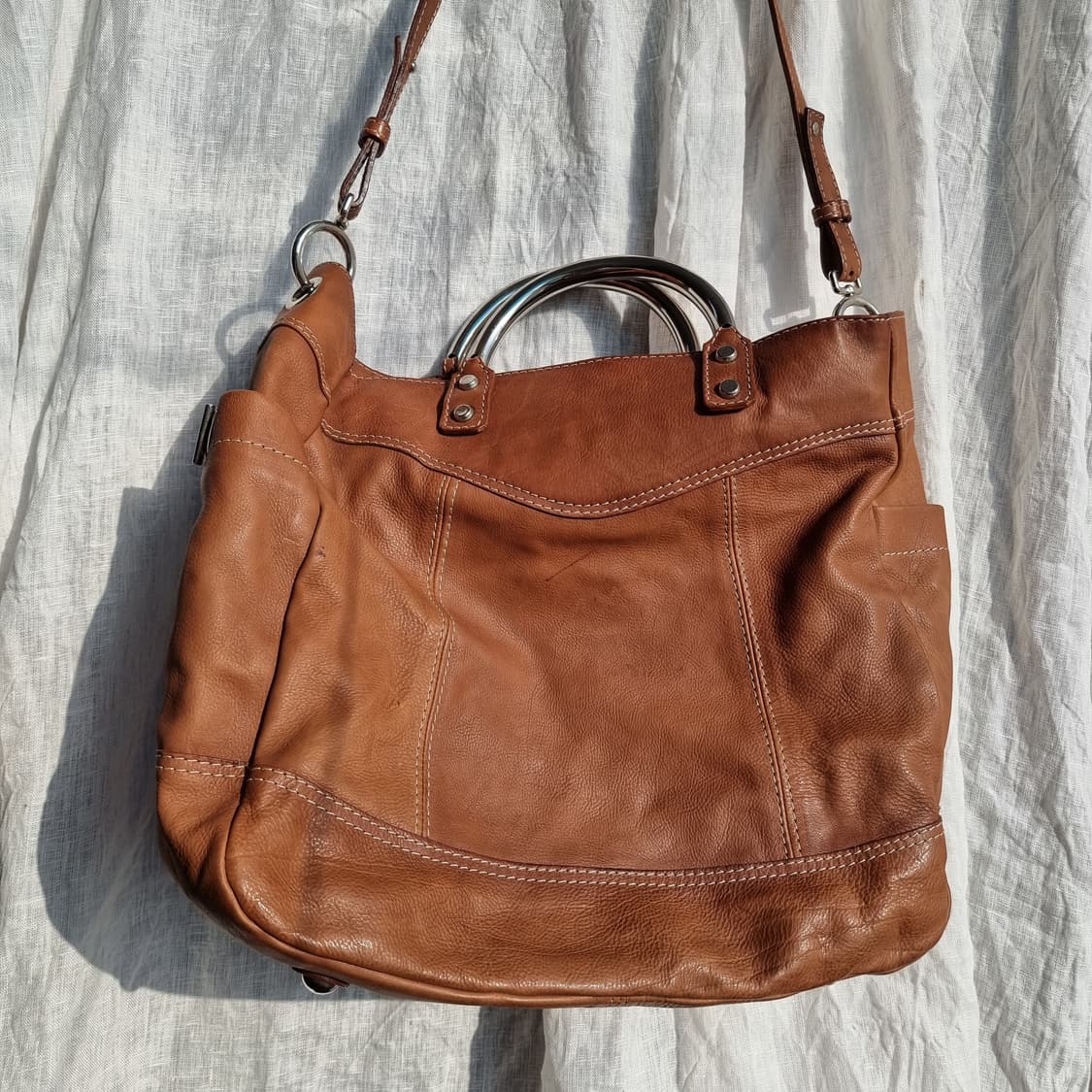 G.보티첼리 소가죽100% 토트백 숄더백 쇼퍼백 투웨이백 가방 핸드백 상품이미지3