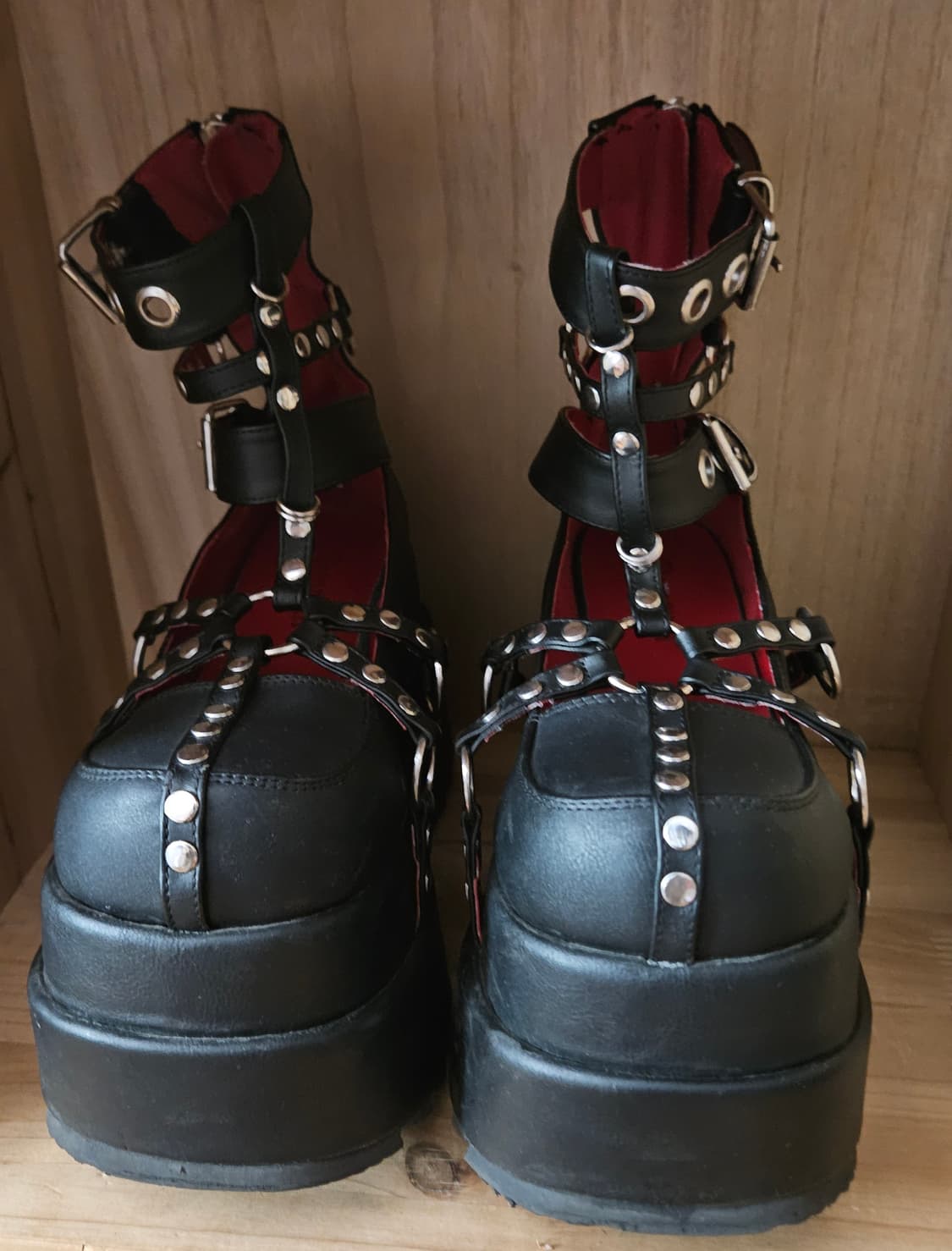 DEMONIA 데모니아 베어28 더블플랫폼 펑크 사이즈 7 고스 지뢰계 상품이미지2