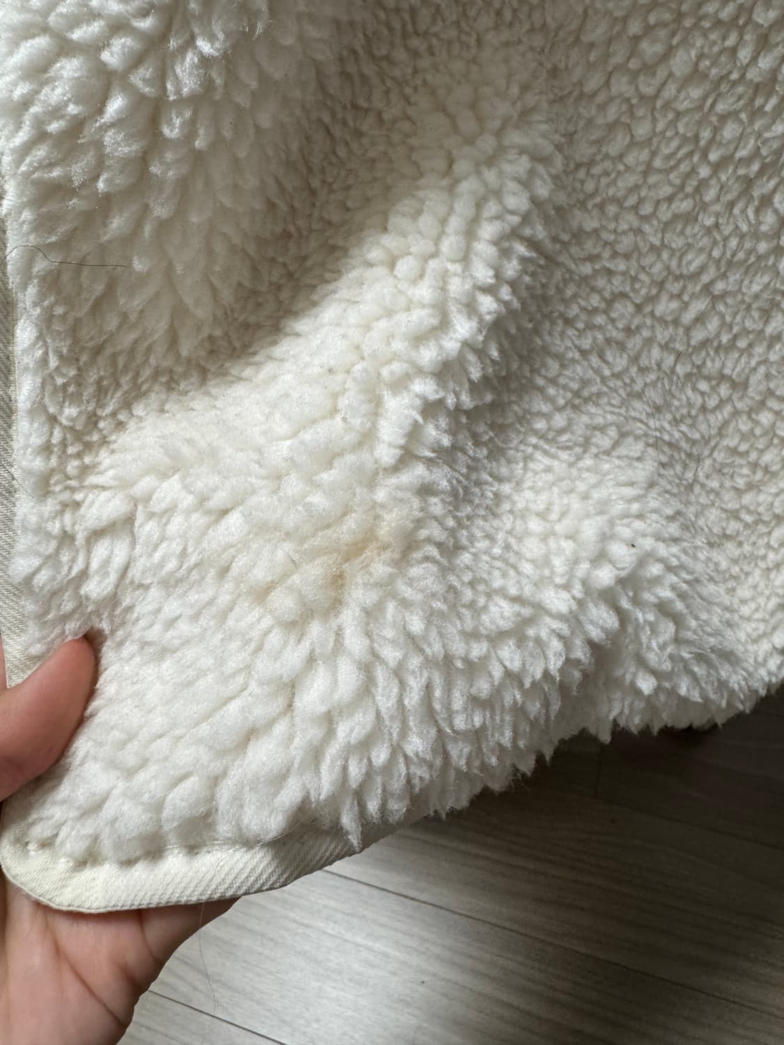 Oioi 롱 후리스 코트 상품이미지4