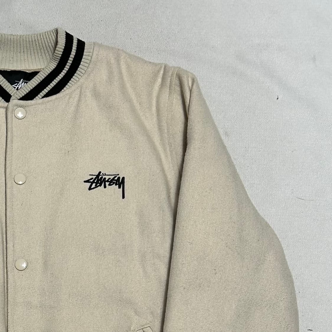 S 스투시 35주년 울 바시티자켓 상품이미지1