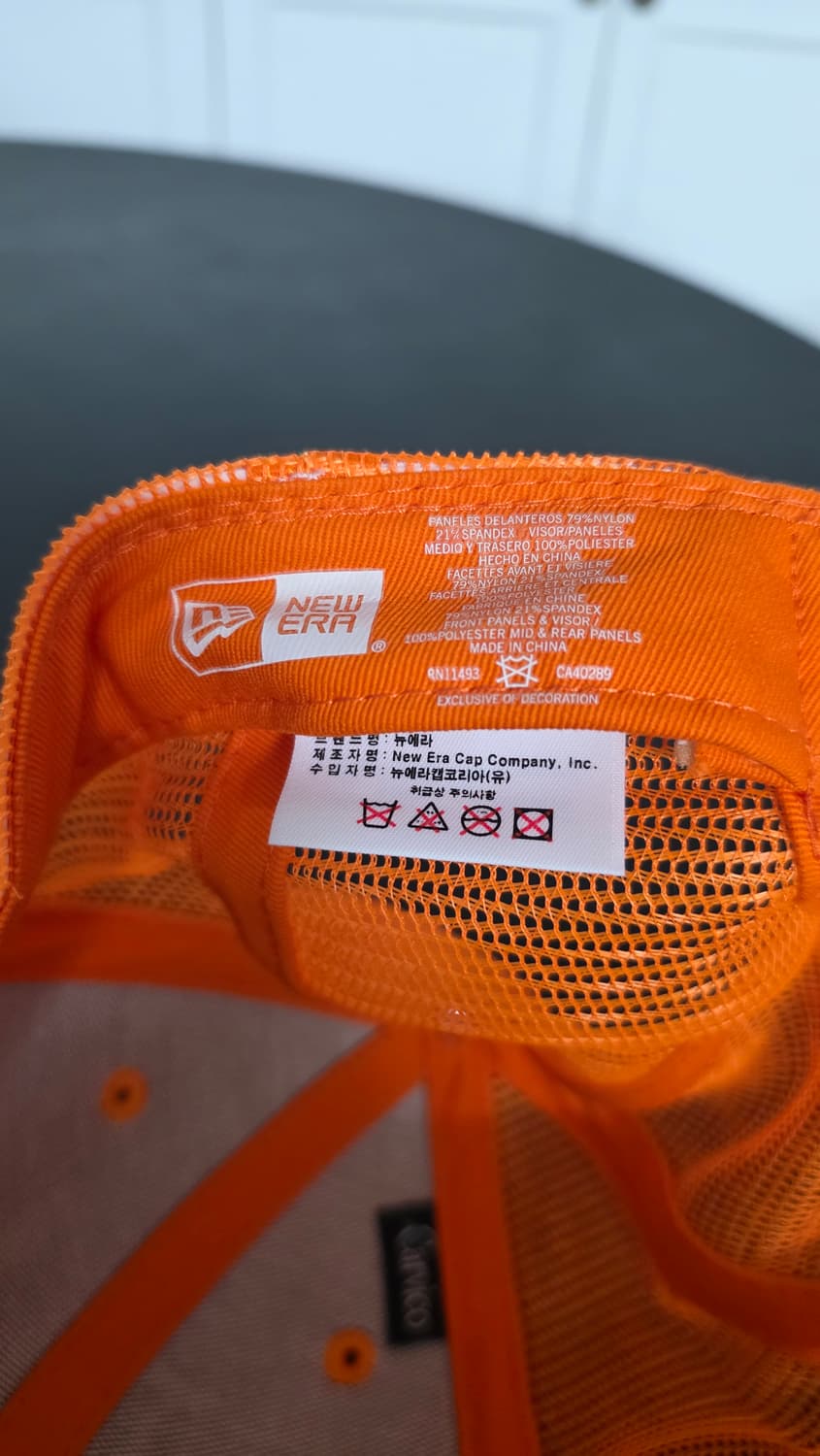 뉴에라 LA 다저스 메쉬 볼캡 오렌지 상품이미지5