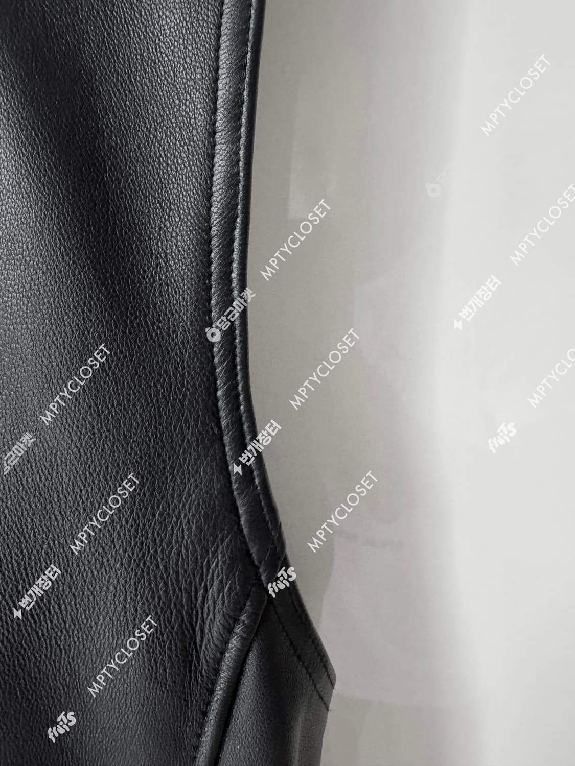 [XL] 램스킨 양가죽 라이더 베스트 조끼 상품이미지5